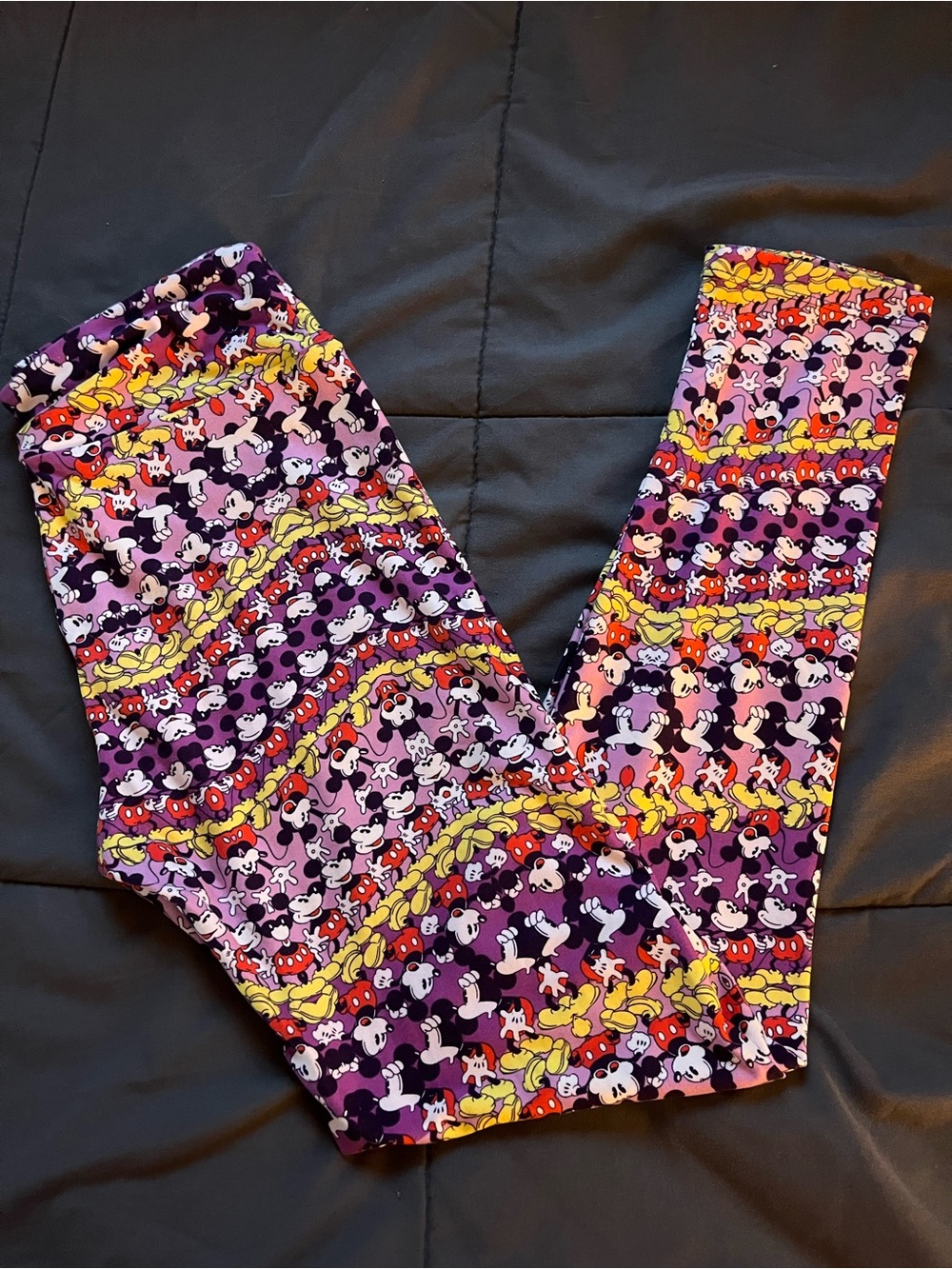 LuLaRoe Mickey Mouse Disney Patterned Leggings